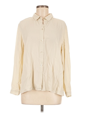 Eileen Fisher Long Sleeve Button-Down Shirt (view 1)