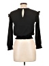 H&M Black Long Sleeve Blouse Size 12 - photo 2