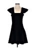 Express Solid Black Cocktail Dress Size S - photo 1