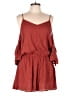 Mossimo Supply Co. Solid Red Romper Size XL - photo 1