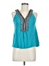 Akemi + Kin Teal Sleeveless Blouse Size M - photo 1