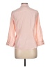 Iz Byer 100% Polyester Color Block Pink 3/4 Sleeve Blouse Size L - photo 2