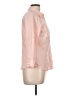 Iz Byer 100% Polyester Color Block Pink 3/4 Sleeve Blouse Size L - photo 4