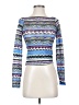 Mochy Blue Long Sleeve Top Size S - photo 1