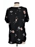 Weston 100% Polyester Black Short Sleeve Blouse Size L - photo 2