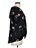 Weston 100% Polyester Black Short Sleeve Blouse Size L - photo 4