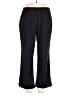 Style&Co Solid Black Casual Pants Size 1X - photo 1