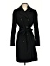 Calvin Klein 100% Polyester Black Trenchcoat Size XS - photo 1