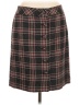 Ann Taylor LOFT Plaid Brown Casual Skirt Size 6 - photo 1