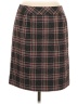 Ann Taylor LOFT Plaid Brown Casual Skirt Size 6 - photo 2