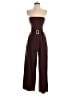 Sim & Sam Burgundy Brown Jumpsuit Size XS - photo 1