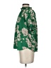 Sienna Sky 100% Polyester Floral Green Short Sleeve Blouse Size XS - photo 5