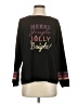 Joyspun Stripes Black Pullover Sweater Size S - photo 1