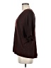 Eri + Ali Burgundy Short Sleeve Blouse Size M - photo 5