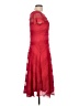 Sangria Stripes Red Cocktail Dress Size 10 Petite - photo 4