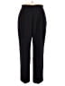 Assorted Brands 100% Wool Solid Black Wool Pants Size 14 - photo 1