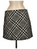 MNG Argyle Gray Black Casual Skirt Size M - photo 2