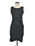 Leith Solid Gray Cocktail Dress Size M - photo 1
