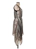 Maurices 100% Polyester Paisley Gray Casual Dress Size S - photo 4