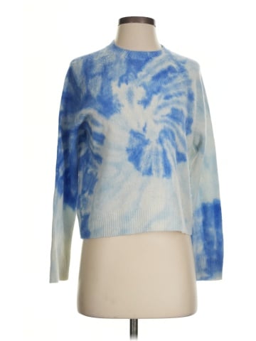 Aqua Cashmere Pullover Sweater (view 1)