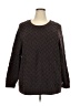 Lands' End Chevron-herringbone Brown Pullover Sweater Size 3X - photo 1