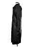 Pelle 100% Leather Black Raincoat Size M - photo 5