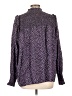 Barbour 100% Lyocell Polka Dots Purple Long Sleeve Blouse Size 12 - photo 2
