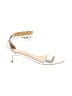 Talbots White Silver Heels Size 8 - photo 1