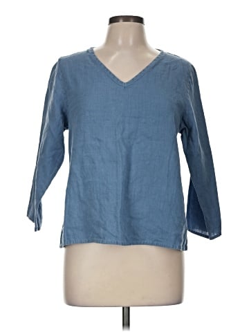 Flax 3/4 Sleeve T-Shirt (view 1)