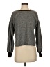 Amadi Metallic Gray Pullover Sweater Size XS - photo 1