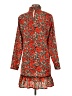 Missguided 100% Polyester Print Red Casual Dress Size 8 - photo 2