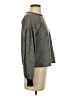 Amadi Metallic Gray Pullover Sweater Size XS - photo 4