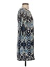 Ella Moss 100% Rayon Print Blue Casual Dress Size S - photo 4