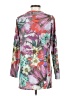 Soft Surroundings Floral Tropical Purple Pink 3/4 Sleeve Blouse Size XS - photo 2