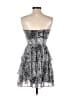 Do & Be 100% Polyester Animal Print Silver Black Cocktail Dress Size S - photo 2