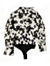 Ann Taylor 100% Polyester Black Bodysuit Size M - photo 2