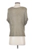Vince. Metallic Silver Short Sleeve Top Size XS - photo 2