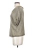 Vince. Metallic Silver Short Sleeve Top Size XS - photo 5