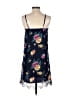 Pins and Needles 100% Polyester Floral Blue Casual Dress Size XS - photo 2