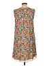 Slate & Willow 100% Polyester Paisley Brown Casual Dress Size 12 - photo 2
