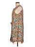 Slate & Willow 100% Polyester Paisley Brown Casual Dress Size 12 - photo 5