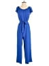 DKNY 100% Polyester Solid Blue Jumpsuit Size 4 - photo 1