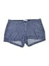 Old Navy Chevron-herringbone Blue Denim Shorts Size 6 - photo 1