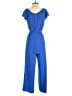 DKNY 100% Polyester Solid Blue Jumpsuit Size 4 - photo 2