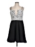Venus 100% Polyester Silver Cocktail Dress Size L - photo 1