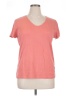 Basic Editions Pink Short Sleeve T-Shirt Size XL - photo 1