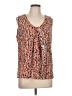 Ellen Tracy 100% Polyester Orange Tank Top Size L - photo 1