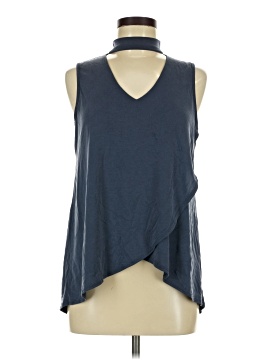 Green Envelope Sleeveless Top