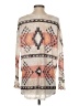 Mary Jane 100% Polyester Print Tan Pullover Sweater Size S - photo 2