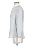 FRAME 100% Silk Silver Long Sleeve Silk Top Size XS - photo 5